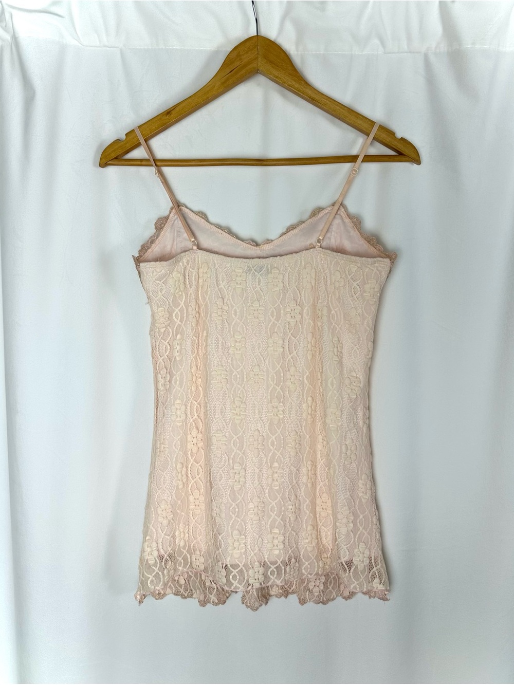 Vintage MKM Designs Lace Cami Top Cream Gold Fairycore XS/S - Picture 16 of 16